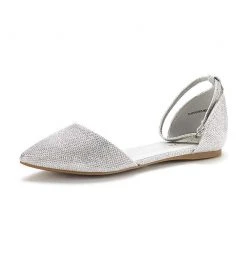DREAM PAIRS Women's Ankle Strap Ballerina Flats