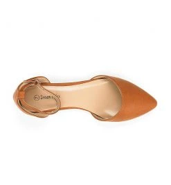 DREAM PAIRS Women's Ankle Strap Ballerina Flats 34 DREAM PAIRS Women's Ankle Strap Ballerina Flats