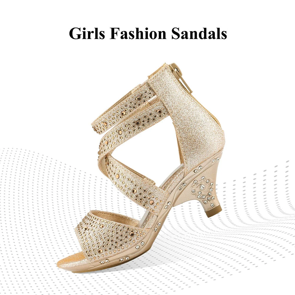 DREAM PAIRS Toddler Rhinestones Sandals 13 DREAM PAIRS Toddler Rhinestones Sandals