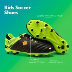 DREAM PAIRS Bruno Marc Boys & Girls Soccer Cleats Shoes