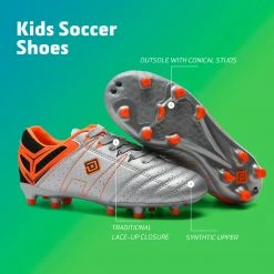 DREAM PAIRS Bruno Marc Boys & Girls Soccer Cleats Shoes