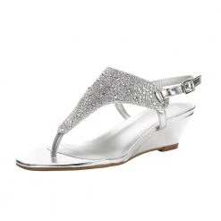 DREAM PAIRS Women's Low Wedge Dress Sandals