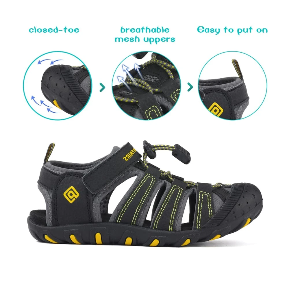 DREAM PAIRS Kids Closed-Toe Athletic Sandals 2 DREAM PAIRS Kids Closed-Toe Athletic Sandals