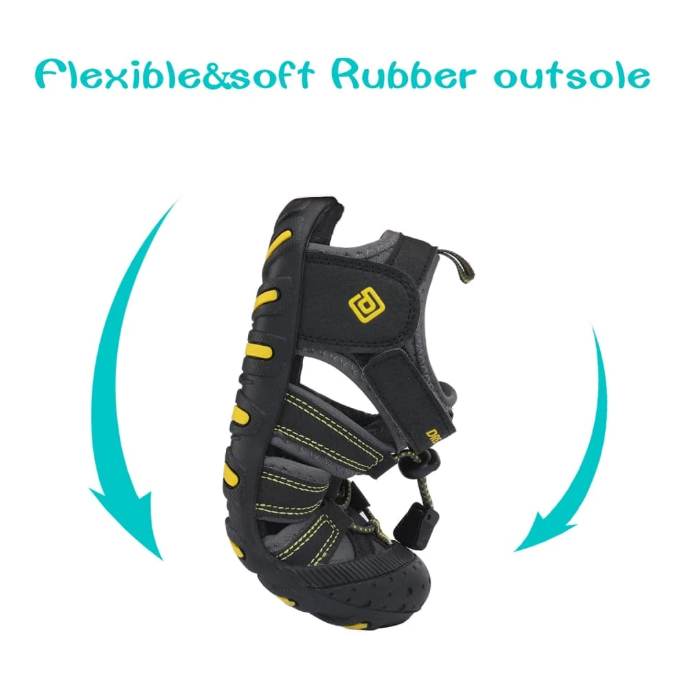 DREAM PAIRS Kids Closed-Toe Athletic Sandals 6 DREAM PAIRS Kids Closed-Toe Athletic Sandals