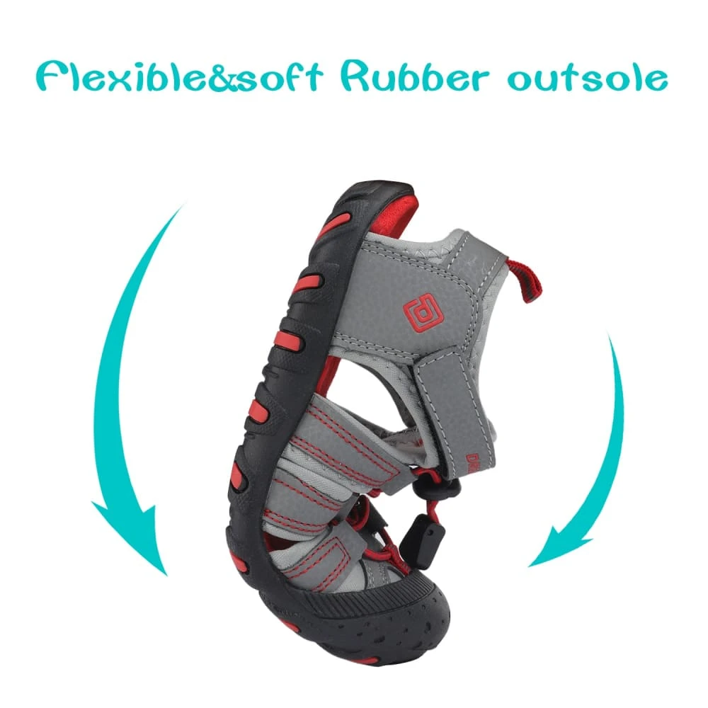 DREAM PAIRS Kids Closed-Toe Athletic Sandals 24 DREAM PAIRS Kids Closed-Toe Athletic Sandals