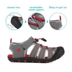 DREAM PAIRS Kids Closed-Toe Athletic Sandals 54 DREAM PAIRS Kids Closed-Toe Athletic Sandals