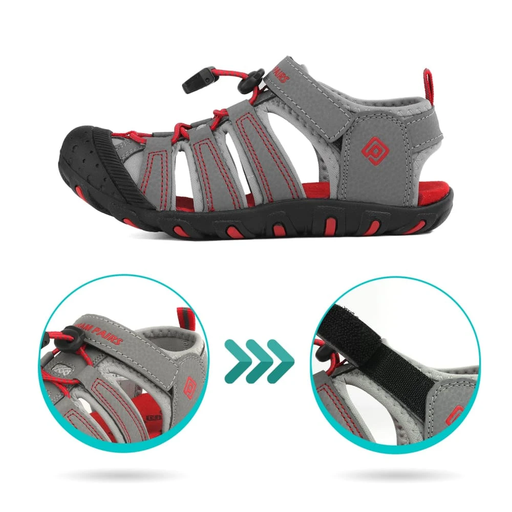 DREAM PAIRS Kids Closed-Toe Athletic Sandals 22 DREAM PAIRS Kids Closed-Toe Athletic Sandals