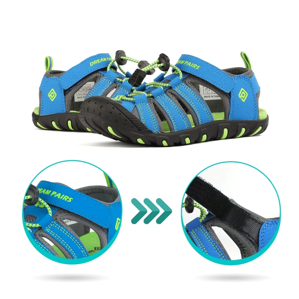 DREAM PAIRS Kids Closed-Toe Athletic Sandals 33 DREAM PAIRS Kids Closed-Toe Athletic Sandals