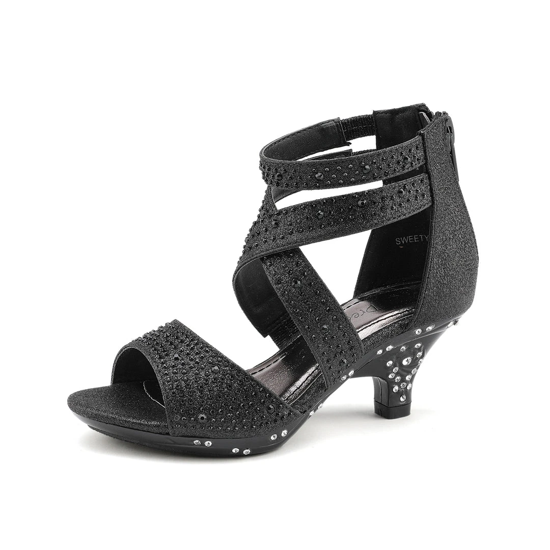 DREAM PAIRS Toddler Rhinestones Sandals 6 DREAM PAIRS Toddler Rhinestones Sandals