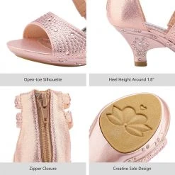 DREAM PAIRS Toddler Rhinestones Sandals 44 DREAM PAIRS Toddler Rhinestones Sandals