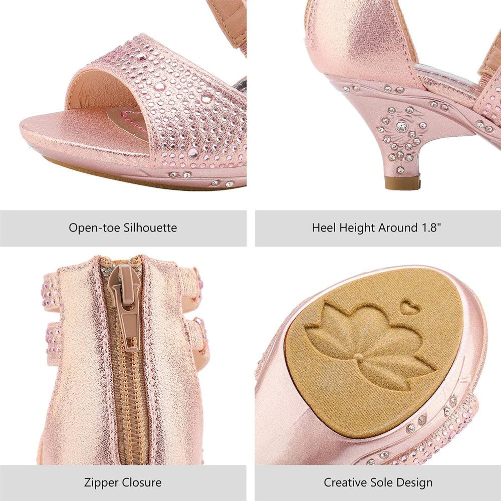 DREAM PAIRS Toddler Rhinestones Sandals 19 DREAM PAIRS Toddler Rhinestones Sandals