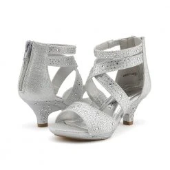 DREAM PAIRS Toddler Rhinestones Sandals