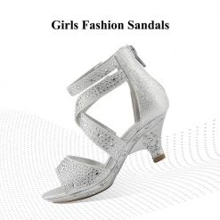DREAM PAIRS Toddler Rhinestones Sandals 28 DREAM PAIRS Toddler Rhinestones Sandals