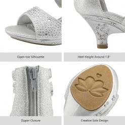 DREAM PAIRS Toddler Rhinestones Sandals 29 DREAM PAIRS Toddler Rhinestones Sandals