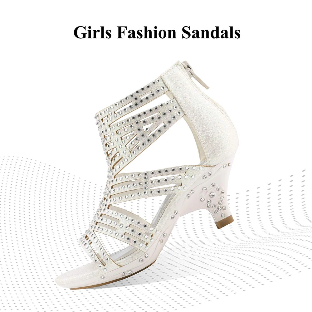 DREAM PAIRS Toddler Rhinestones Sandals 23 DREAM PAIRS Toddler Rhinestones Sandals