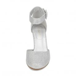 DREAM PAIRS Women's Round Toe Chunky Heel Pumps