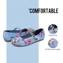 DREAM PAIRS Women Girl's Mary Jane Bow Buckle Ballerina Flats