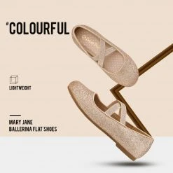 DREAM PAIRS Women Girl's Mary Jane Bow Buckle Ballerina Flats