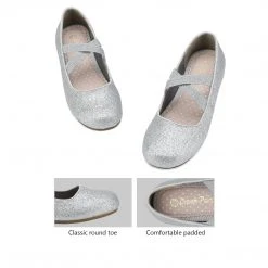 DREAM PAIRS Women Girl's Mary Jane Bow Buckle Ballerina Flats