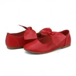 DREAM PAIRS Girl's Mary Jane Bow Ballerina Flats Women