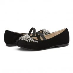 DREAM PAIRS Women Girl's Mary Jane Ballerina Flat Shoes