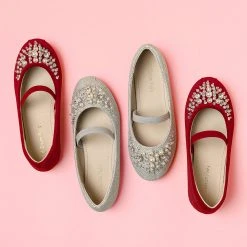 DREAM PAIRS Women Girl's Mary Jane Ballerina Flat Shoes