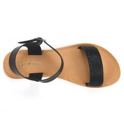 DREAM PAIRS Women's Ankle Strap Open Toe Flat Sandals