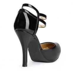 DREAM PAIRS Double Ankle Strap Almond Toe Pumps Women 44 DREAM PAIRS Double Ankle Strap Almond Toe Pumps Women