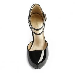 DREAM PAIRS Double Ankle Strap Almond Toe Pumps Women 43 DREAM PAIRS Double Ankle Strap Almond Toe Pumps Women