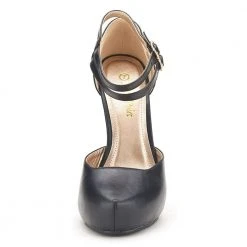 DREAM PAIRS Double Ankle Strap Almond Toe Pumps Women 47 DREAM PAIRS Double Ankle Strap Almond Toe Pumps Women
