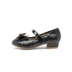 DREAM PAIRS Girls Low Heel Mary Jane Shoes With Bow