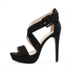 DREAM PAIRS New Arrivals Open Toe Strappy Stiletto Sandals
