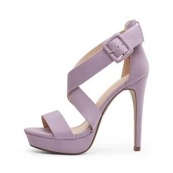 DREAM PAIRS New Arrivals Open Toe Strappy Stiletto Sandals