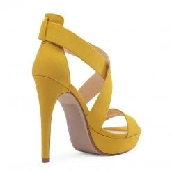 DREAM PAIRS New Arrivals Open Toe Strappy Stiletto Sandals