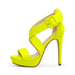 DREAM PAIRS New Arrivals Open Toe Strappy Stiletto Sandals