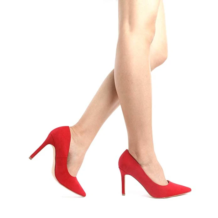 DREAM PAIRS Women's High Heel Suede Pump Shoes 5 DREAM PAIRS Women's High Heel Suede Pump Shoes