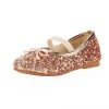 DREAM PAIRS Girl's Mary Jane Glitter Ballerina Flat Shoes Women