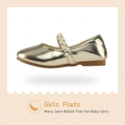 DREAM PAIRS Girl's Mary Jane Slip On Ballerina Flat Women