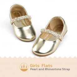 DREAM PAIRS Girl's Mary Jane Slip On Ballerina Flat Women