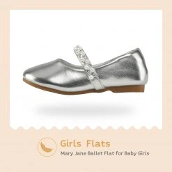 DREAM PAIRS Girl's Mary Jane Slip On Ballerina Flat Women