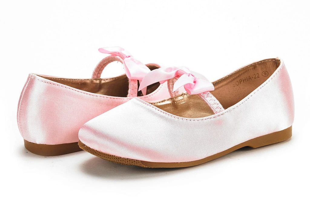 DREAM PAIRS Toddler/Girls Bow Ballerina Flats 22 DREAM PAIRS Toddler/Girls Bow Ballerina Flats