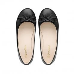 DREAM PAIRS Women Girl's Fashion Bow Ballet Flats