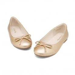 DREAM PAIRS Women Girl's Fashion Bow Ballet Flats