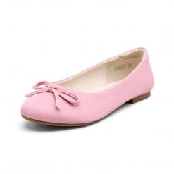 DREAM PAIRS Women Girl's Fashion Bow Ballet Flats
