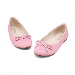 DREAM PAIRS Women Girl's Fashion Bow Ballet Flats