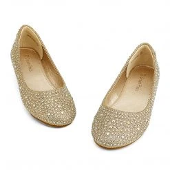 DREAM PAIRS Girl's Slip-On Party Ballerina Flats Women