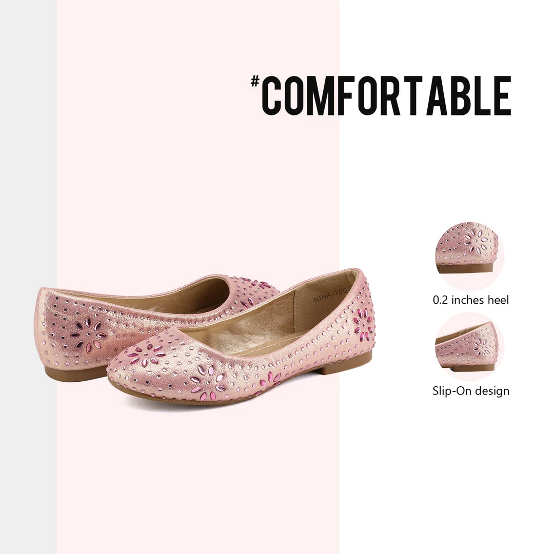 DREAM PAIRS Women Girl's Comfortable Ballerina Flats 14 DREAM PAIRS Women Girl's Comfortable Ballerina Flats