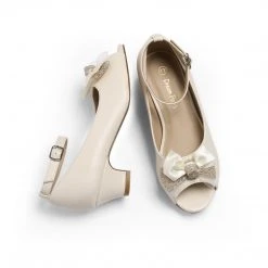 DREAM PAIRS Low Heel Flower Girls Dress Shoes New Arrivals