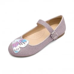 DREAM PAIRS Women Girls Flower Princess Ballet Flats