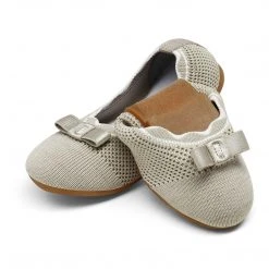 DREAM PAIRS Girls Knitted Slip On Ballet Flats Women